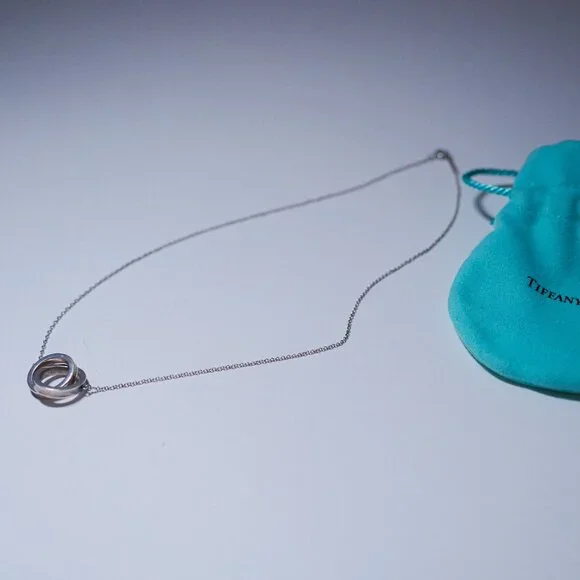 Tiffany Interlocking Rings Necklace - Picture 2 of 4